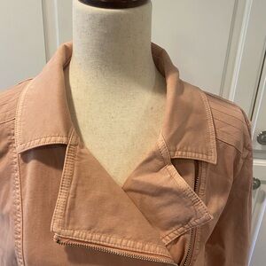 Moto Jacket with Asymmetrical Zipper